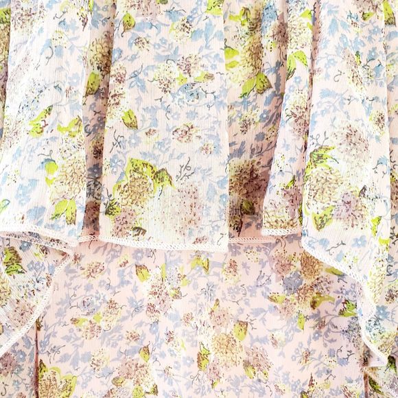 Forever 21 Floral Open Shoulder Prairie Dress NWT - Picture 5 of 10